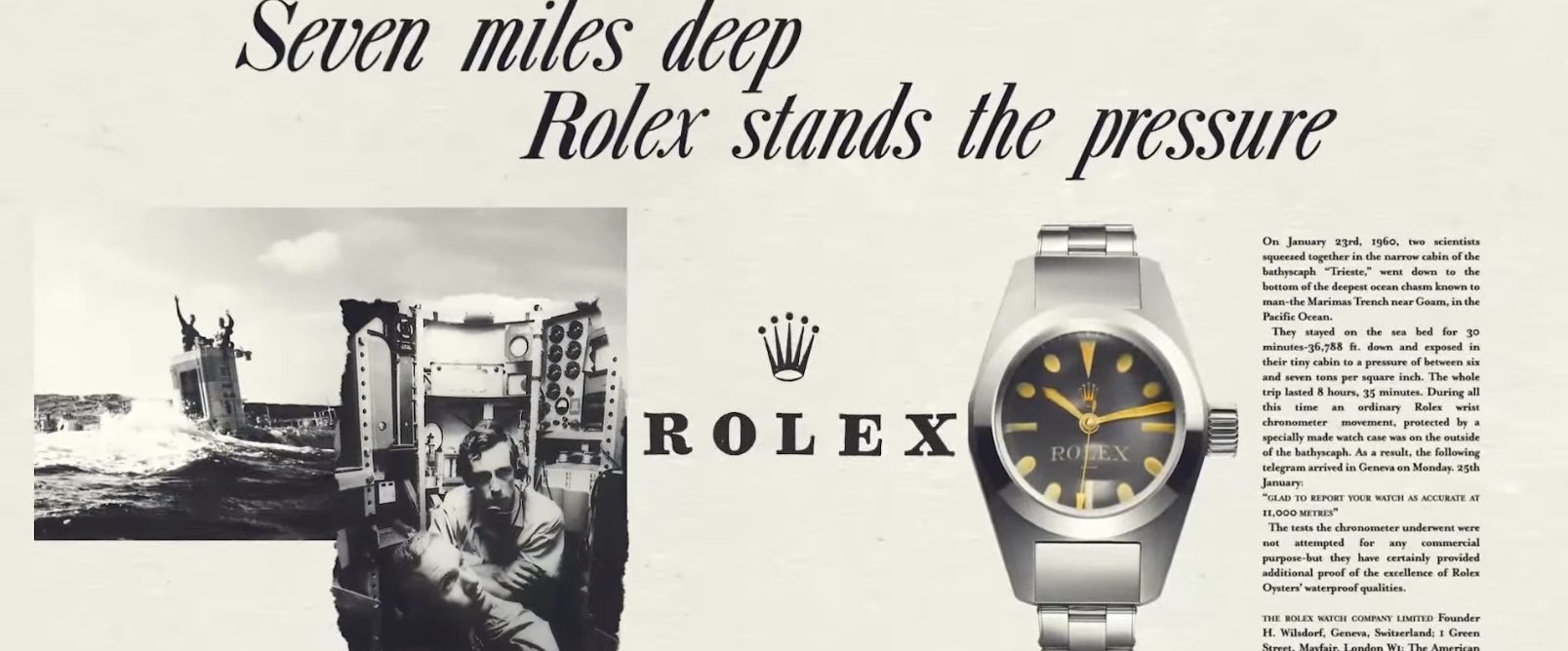 Rolex advertentie vintage