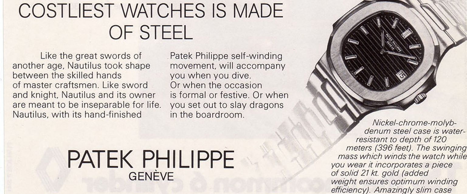 Patek Philippe advertentie